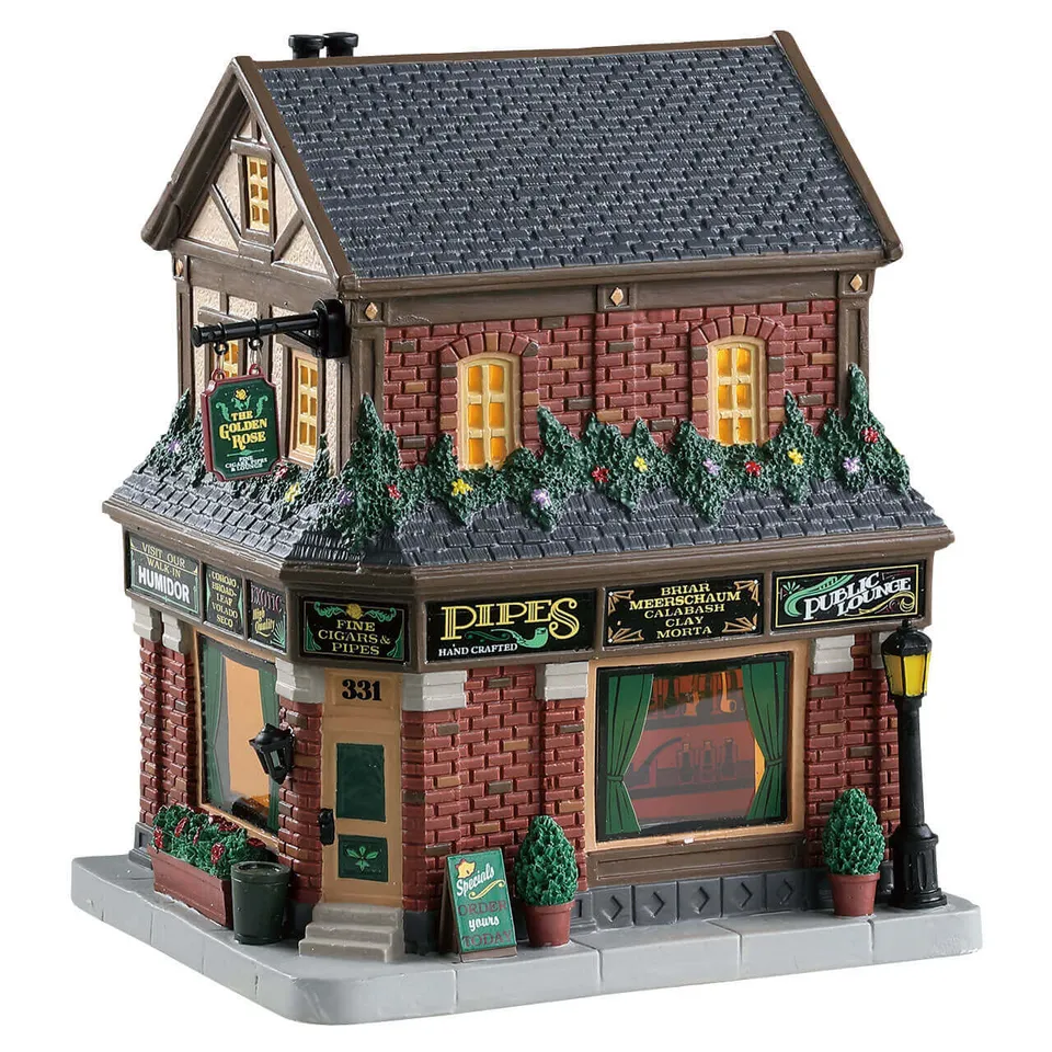 lemax-golden-rose-cigars-boutique-miniature-caddington image 1
