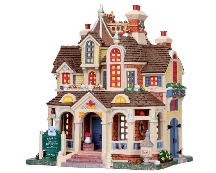lemax-seagull-cove-bed-breakfast-maison-miniature-lumineuse image 2