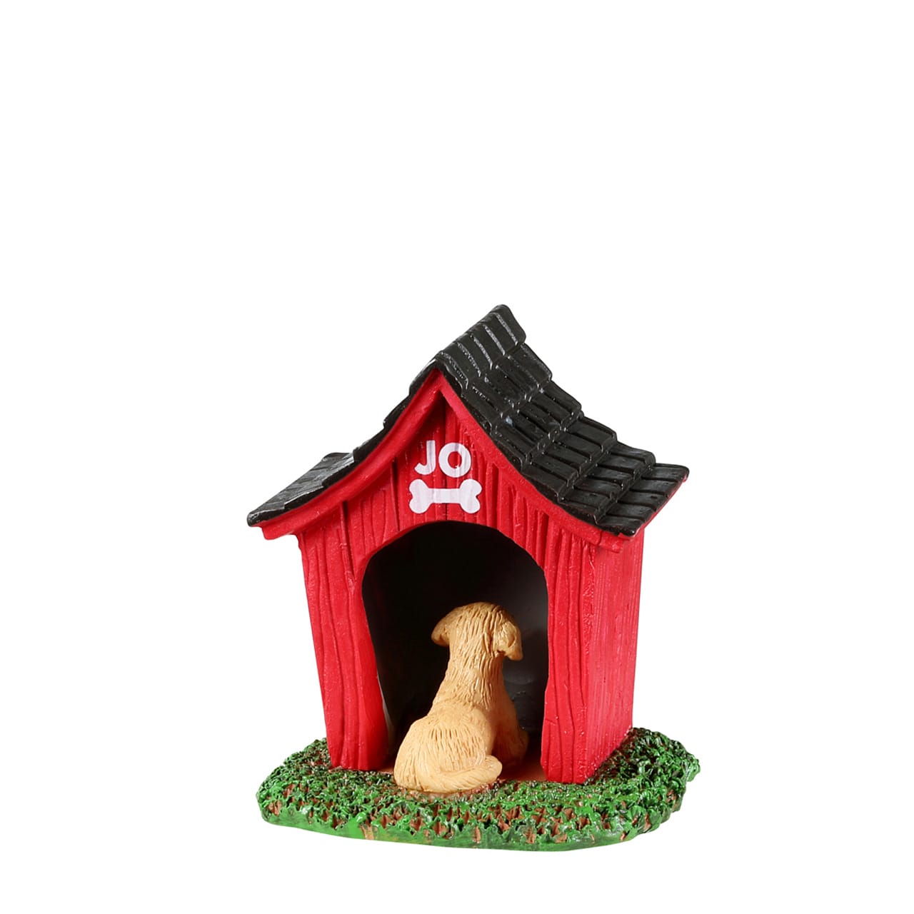 lemax-welcome-to-dogtown-figurine-chien-jo-et-niche image 1