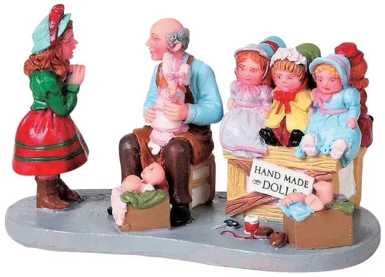 lemax-doll-maker-figurine-miniature-pour-village-de-no-l image 1