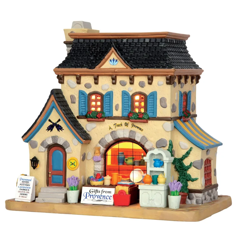 lemax-a-touch-of-provence-maison-de-village-de-no-l-lumineuse image 1