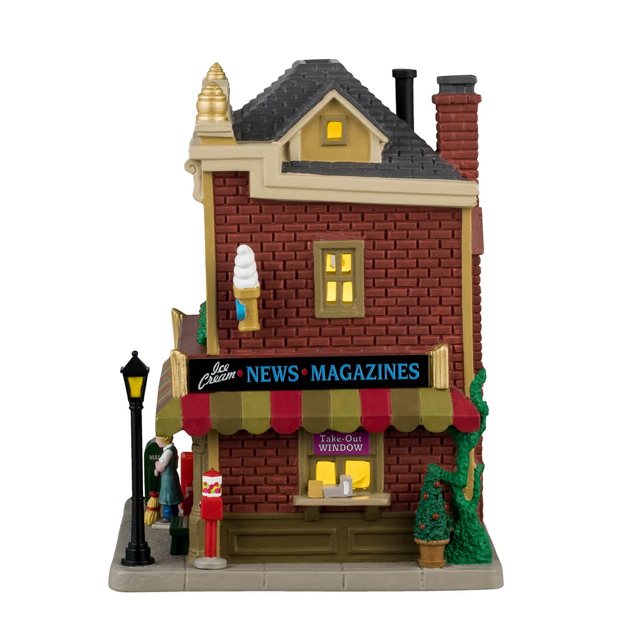 lemax-caddington-village-drug-store-maison-lumineuse image 3