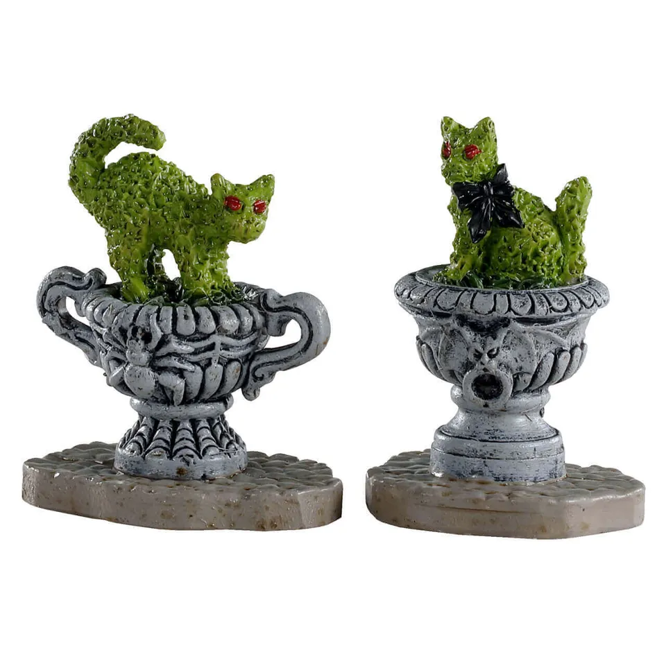 lemax-haunted-topiary-d-cor-lumineux-spooky-town image 1