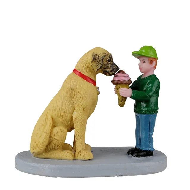 lemax-best-friends-share-figurine-caddington-village-gar-on-et-chien image 1