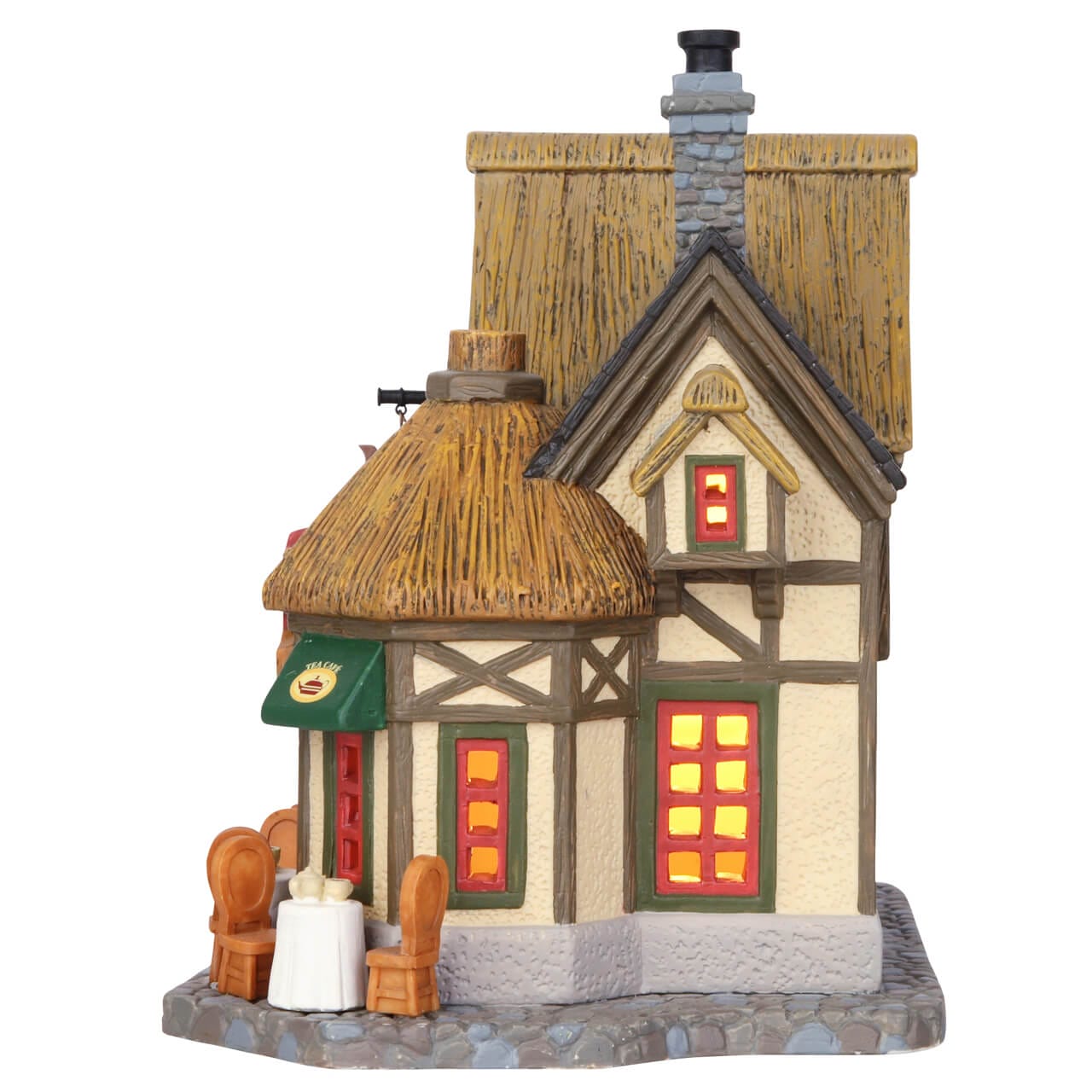 lemax-the-little-british-tea-cafe-b-timent-lumineux-village-de-no-l image 2