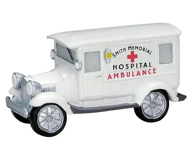 lemax-ambulance-v-hicule-miniature-village-de-no-l image 1