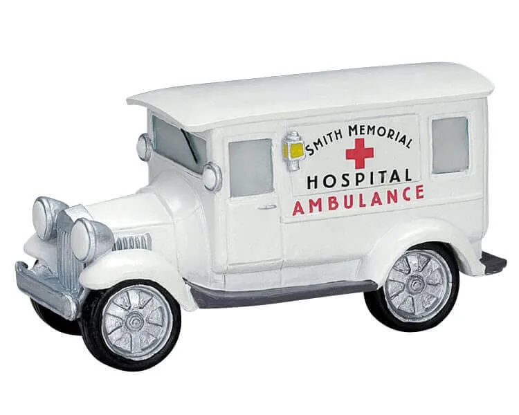 lemax-ambulance-v-hicule-miniature-village-de-no-l image 1