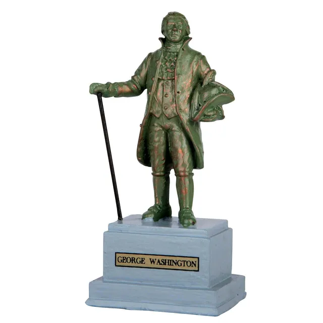 lemax-park-statue-george-washington-statue-miniature image 1
