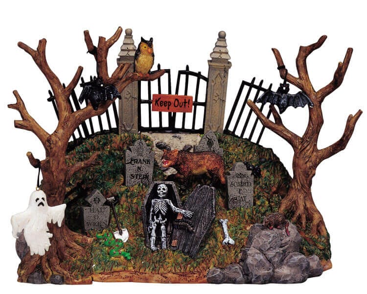 lemax-spooky-knoll-d-cor-miniature-spooky-town-halloween image 1