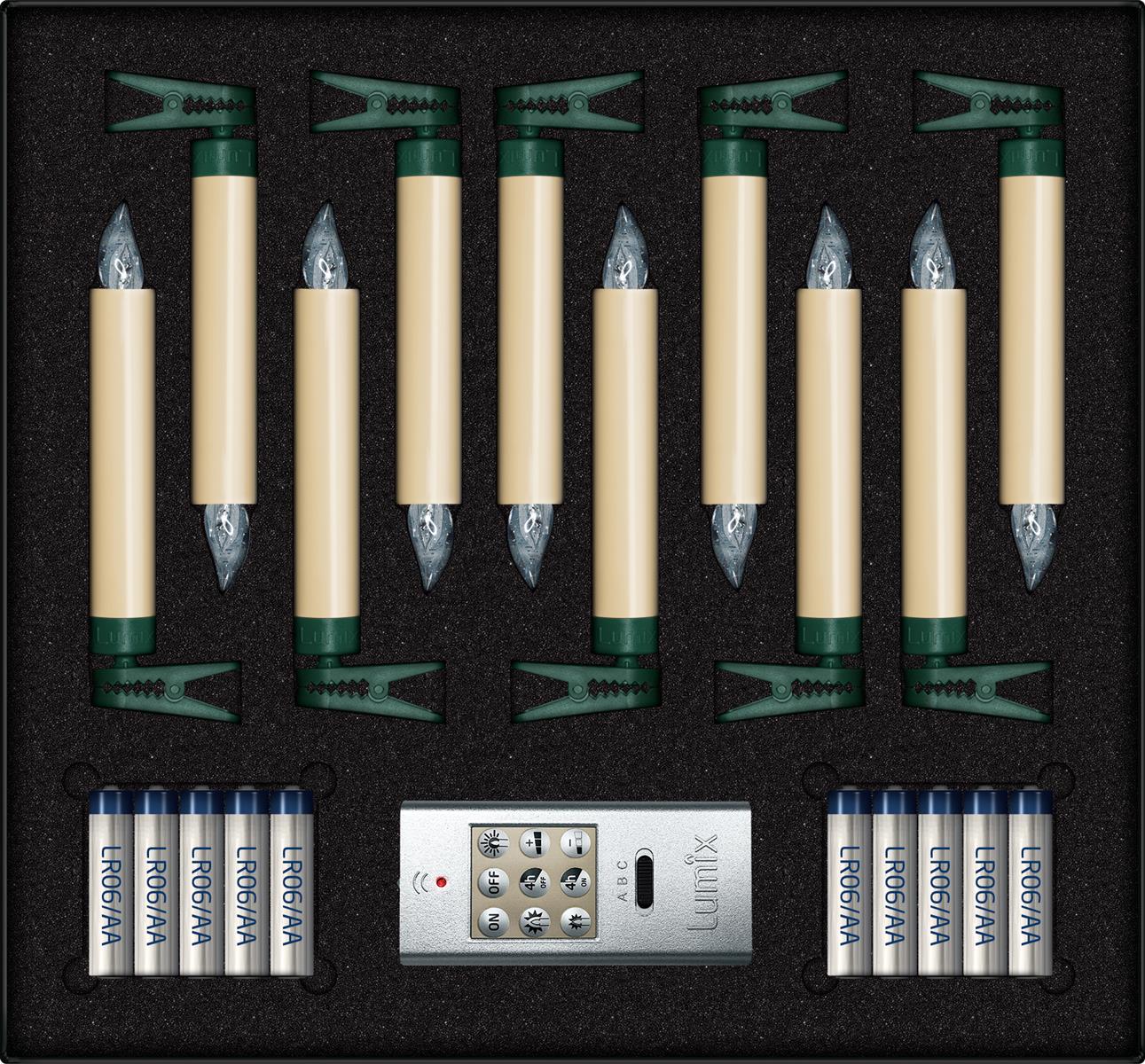 krinner-lumix-superlight-ivoire-basis-10-bougies-led-ext-rieur-ip44 image 2
