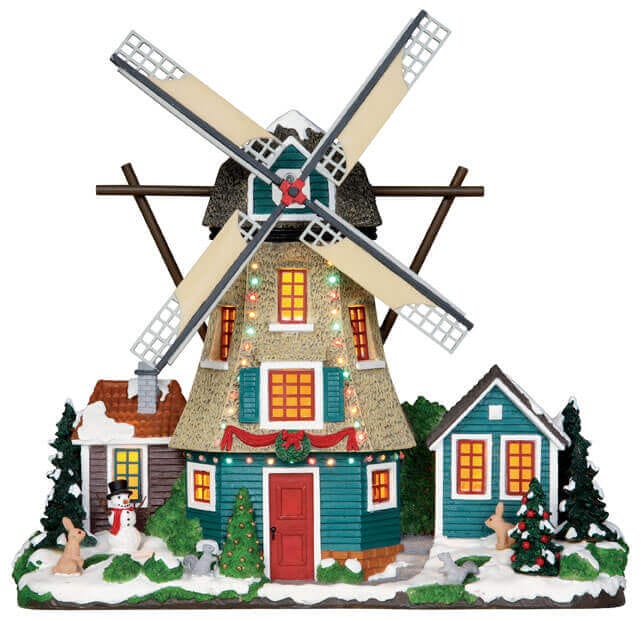 lemax-windmill-moulin-miniature-anim-et-lumineux image 1