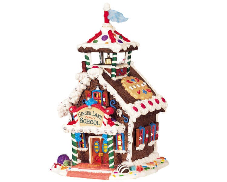 lemax-ginger-lane-school-maison-de-village-miniature-lumineuse-sugar-n-spice image 1