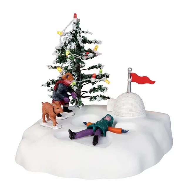 lemax-angel-s-wings-figurine-ange-des-neiges-anim-e image 1