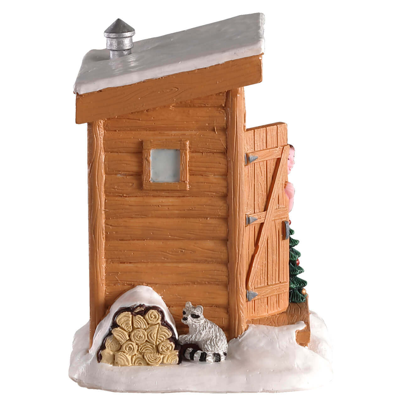 lemax-it-s-cold-out-there-figurine-sauna-et-sapin-de-no-l image 2