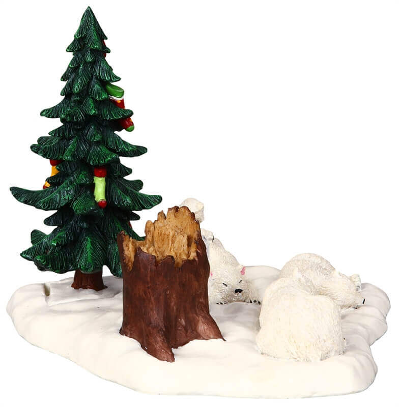 lemax-polar-bear-wishlist-figurine-ours-polaires-village-de-no-l image 3