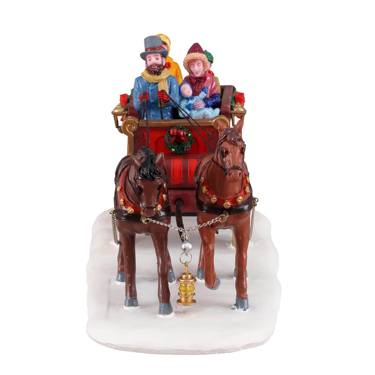 lemax-carriage-cheer-cal-che-chevaux-village-de-no-l image 2