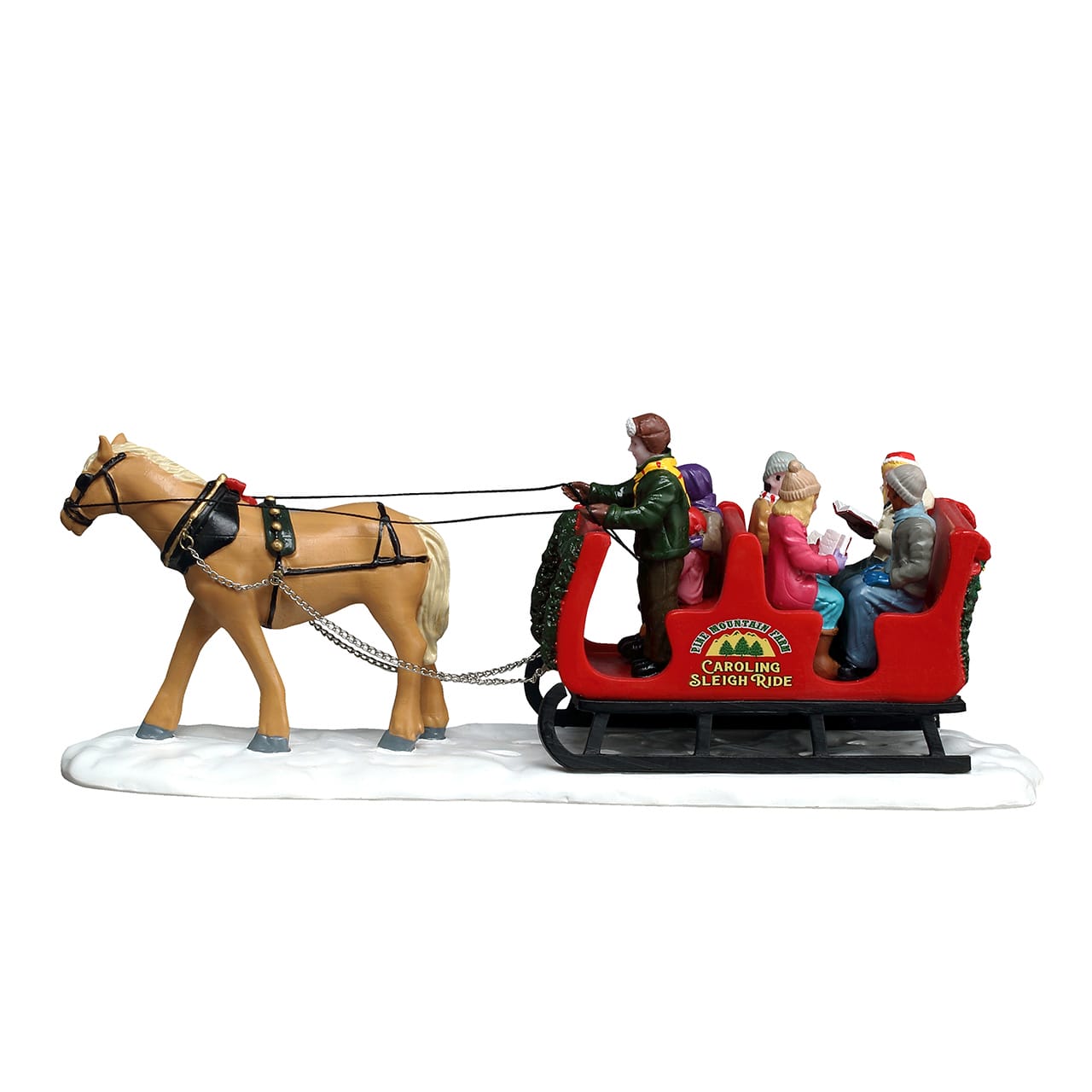lemax-caroling-sleigh-ride-figurine-tra-neau-de-no-l image 4