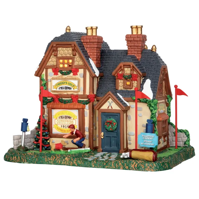 lemax-tweed-s-golf-outfitters-boutique-miniature-lumineuse-de-village image 1