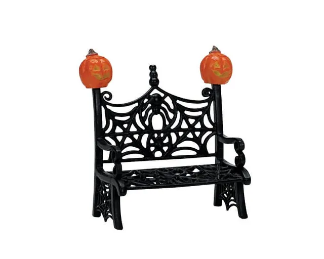 lemax-spiderweb-bench-banc-toile-d-araign-e-spooky-town image 1