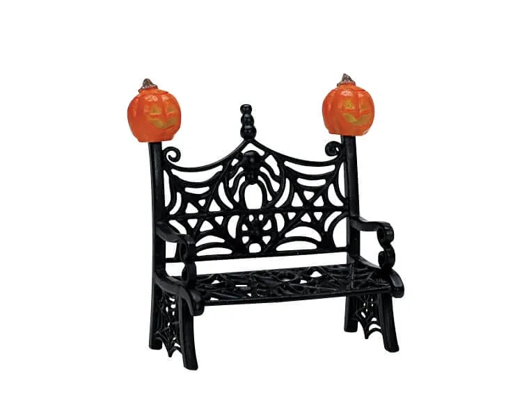 lemax-spiderweb-bench-banc-toile-d-araign-e-spooky-town image 1