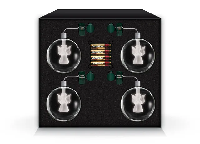 krinner-lumix-light-ball-anges-x4-boules-de-no-l-lumineuses-led image 1