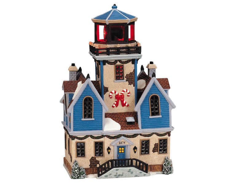 lemax-old-pier-lighthouse-phare-miniature-lumineux image 1