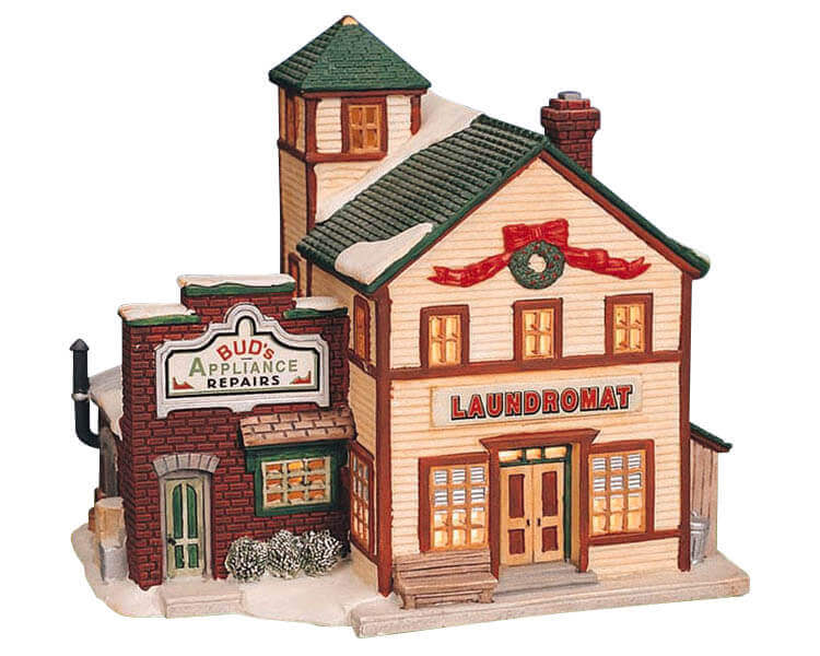 lemax-laundromat-laverie-miniature-de-no-l image 1