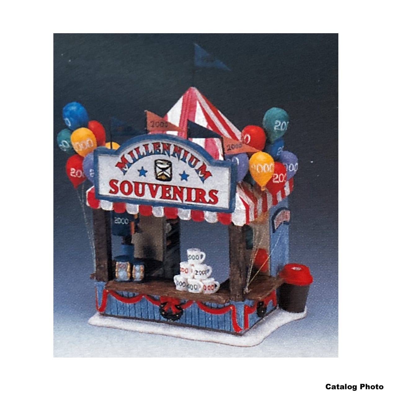 lemax-souvenir-stand-stand-miniature-village-de-no-l image 1