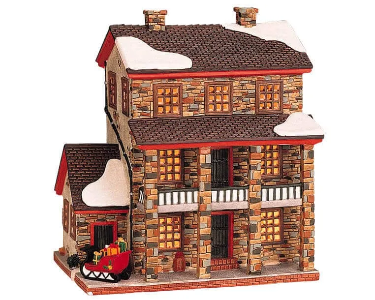 lemax-pennsylvania-farm-house-maison-miniature-lumineuse-village-de-no-l image 1