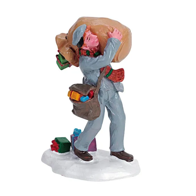 lemax-mailman-figurine-facteur-village-miniature image 1
