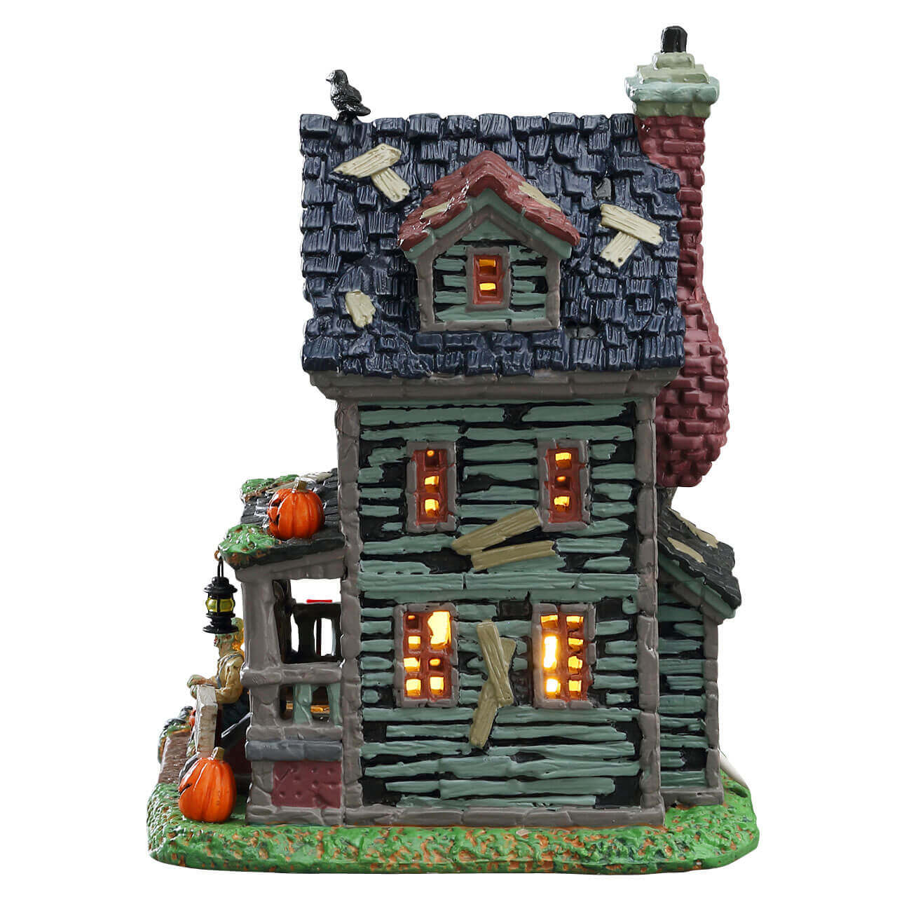 lemax-creepy-neighborhood-house-maison-hant-e-miniature-lumineuse image 2