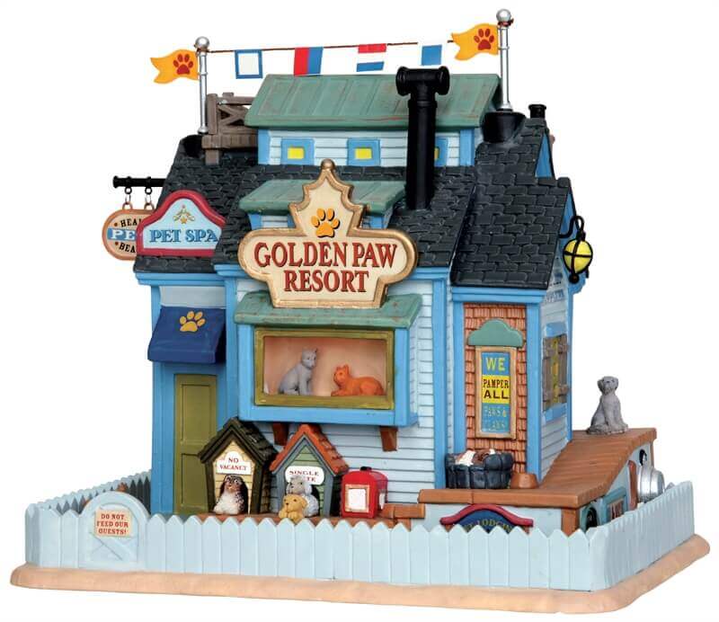 lemax-golden-paw-resort-b-timent-h-tel-pour-chiens-village-miniature image 1