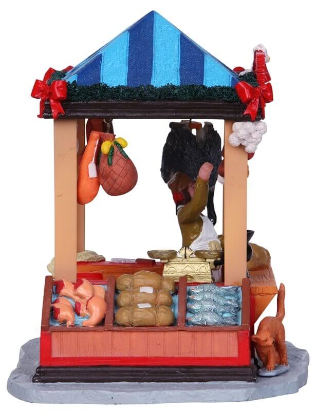 lemax-butcher-s-market-stall-tal-de-march-miniature image 2