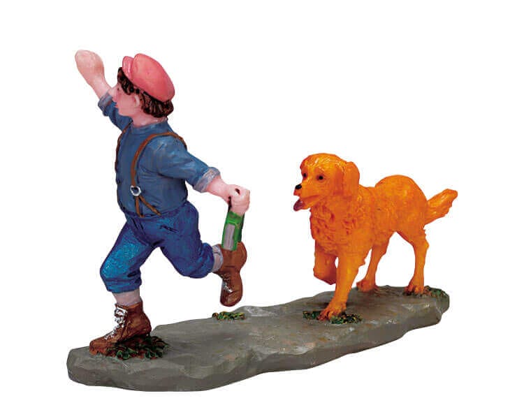 lemax-boy-s-best-friend-figurine-village-de-no-l image 1