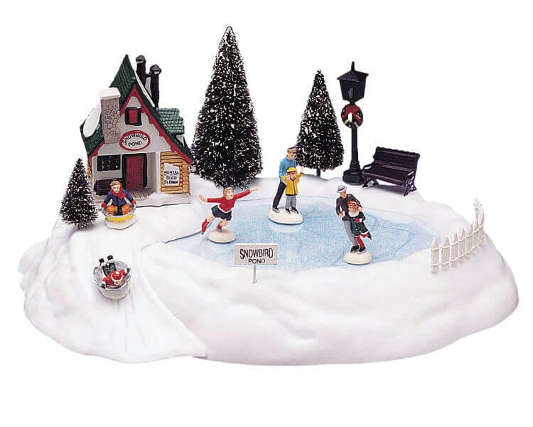 lemax-animated-skating-pond-patinoire-anim-e-miniature image 2