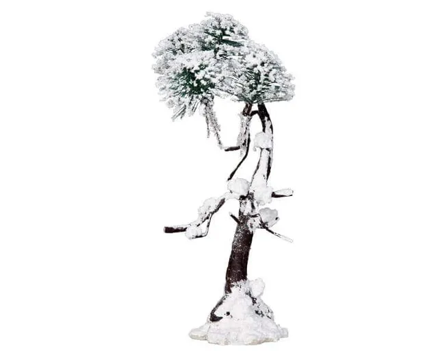 lemax-winter-pine-tree-large-grand-sapin-stable-village-miniature image 1