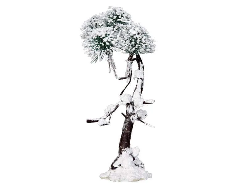 lemax-winter-pine-tree-large-grand-sapin-stable-village-miniature image 1
