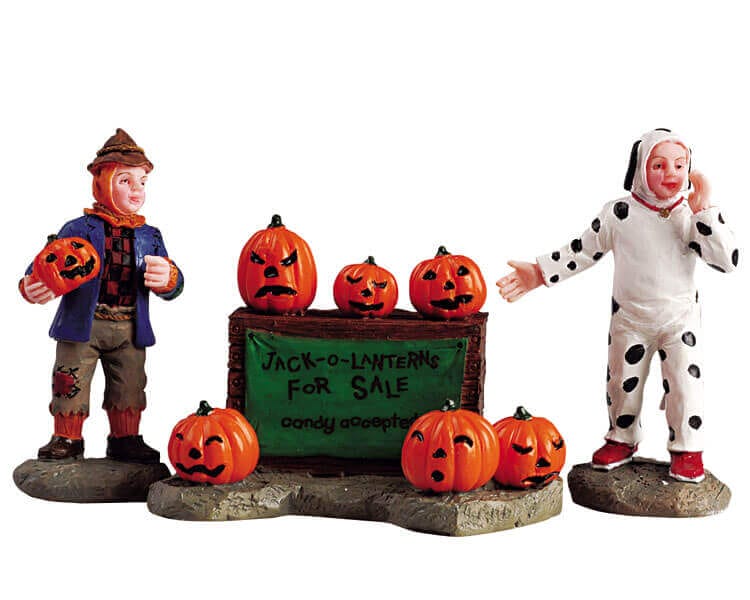 lemax-jack-o-lantern-sales-stand-de-citrouilles-spooky-town image 1
