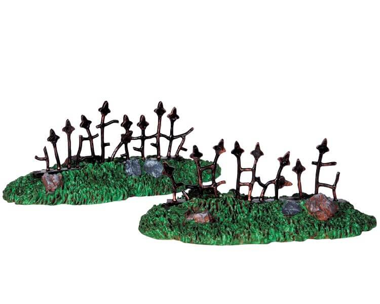 lemax-rusty-old-fence-cl-ture-rouill-e-spooky-town image 1
