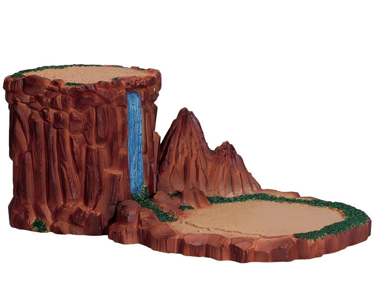 lemax-waterfall-display-platform-socle-cascade-village-miniature image 1
