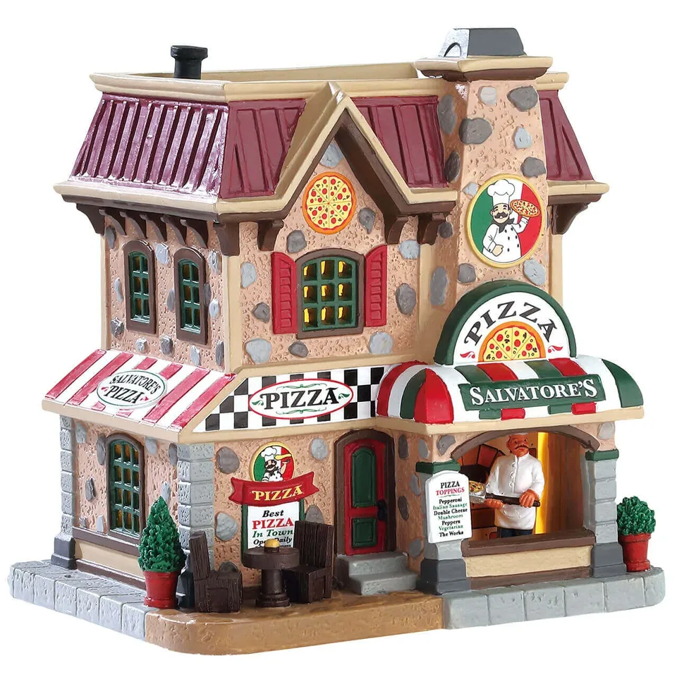 lemax-salvatore-s-pizzeria-b-timent-lumineux image 1