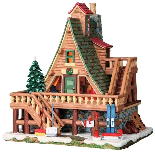 lemax-woodland-retreat-maison-de-village-de-no-l-lumineuse image 1