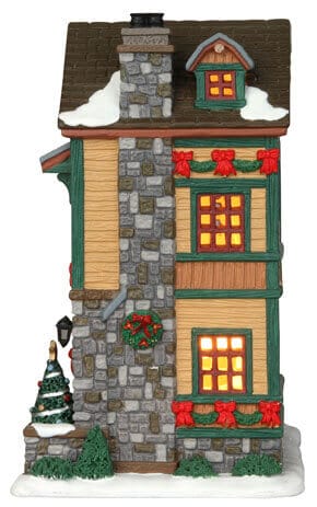 lemax-the-brodie-residence-maison-miniature-lumineuse-village-de-no-l image 2