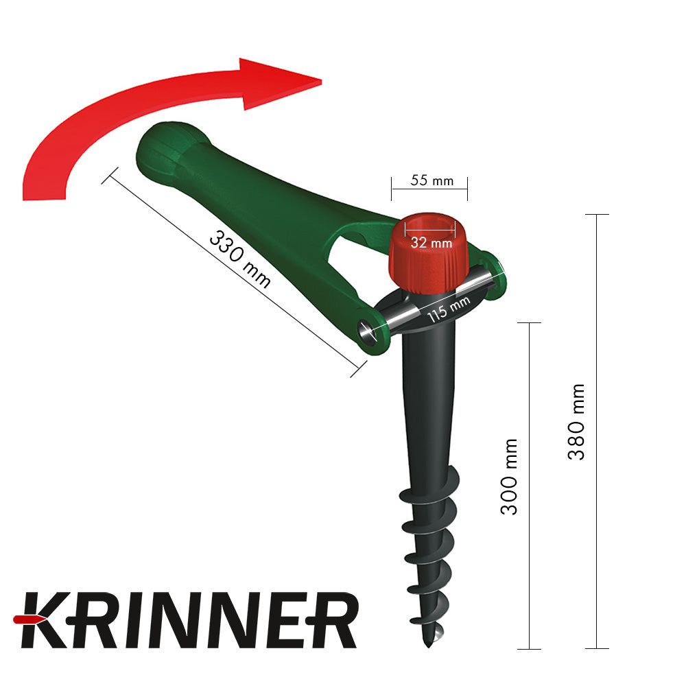krinner-vario-drill-vert-support-parasol-ancre-de-sol image 4