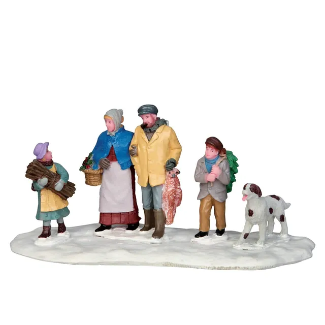 lemax-rural-victorian-family-figurines-famille-victorienne image 1