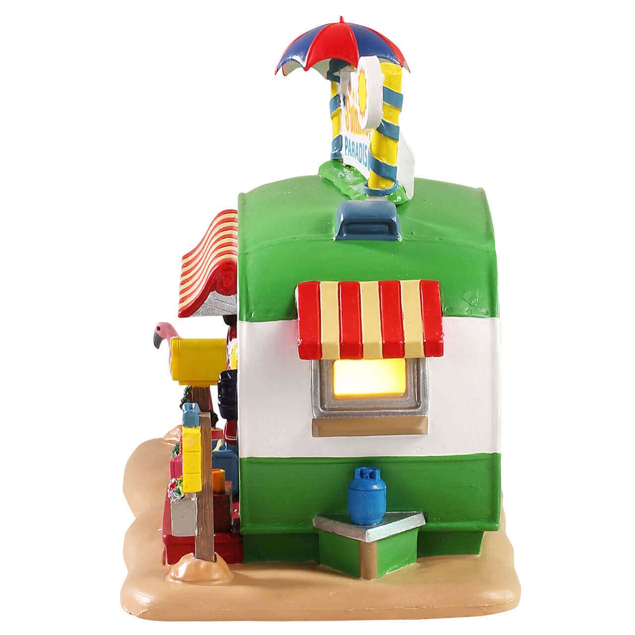 lemax-our-summer-paradise-maison-lumineuse-village image 3