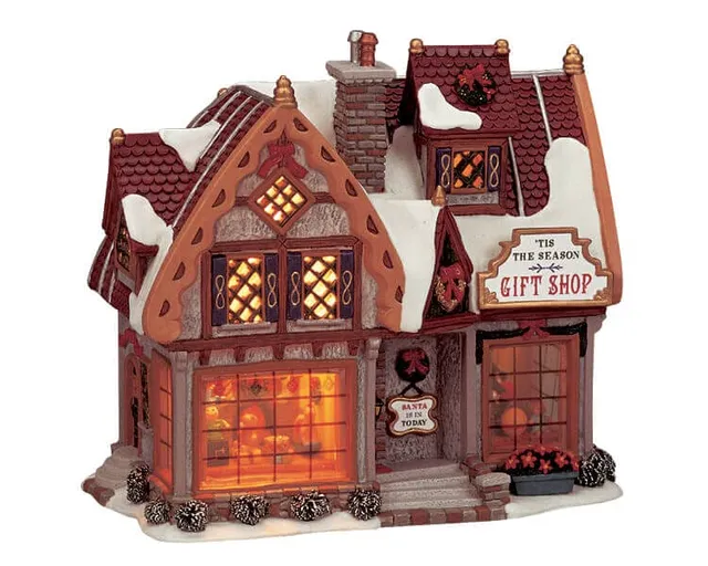 lemax-tis-the-season-gift-b-timent-miniature-lumineux-de-no-l image 1