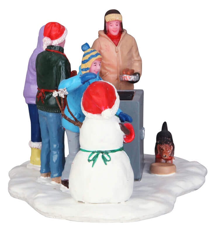 lemax-snowy-bbq-figurine-barbecue-enneig-village-de-no-l image 3