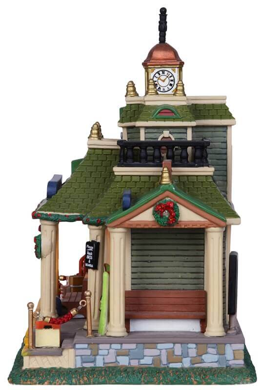 lemax-summit-ridge-depot-gare-de-village-miniature-lumineuse image 3