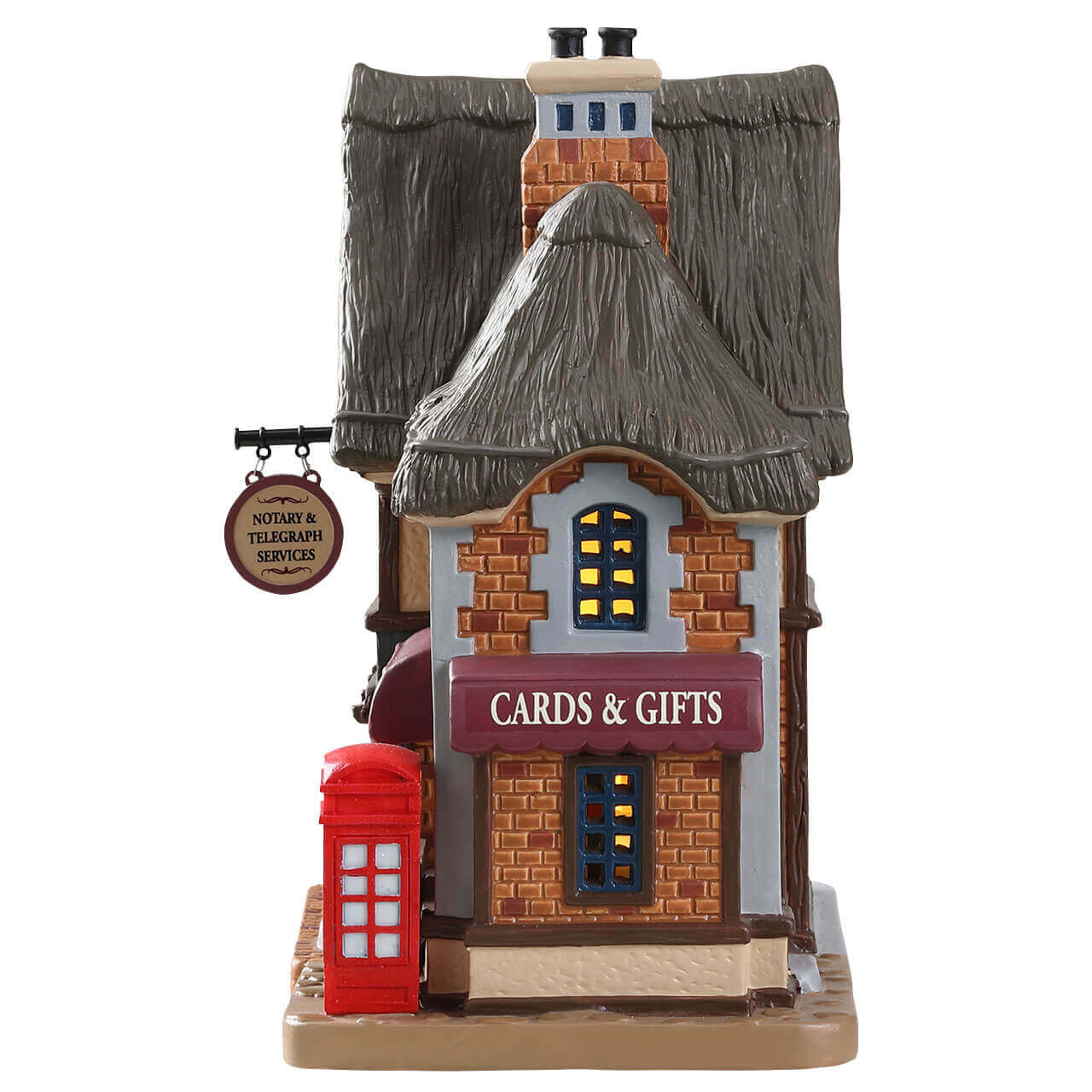 lemax-village-post-office-b-timent-miniature-lumineux-village-de-no-l image 2